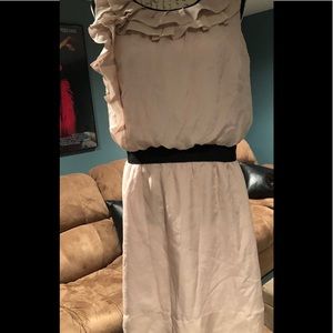 Loft Size 10 Light Cream Dress